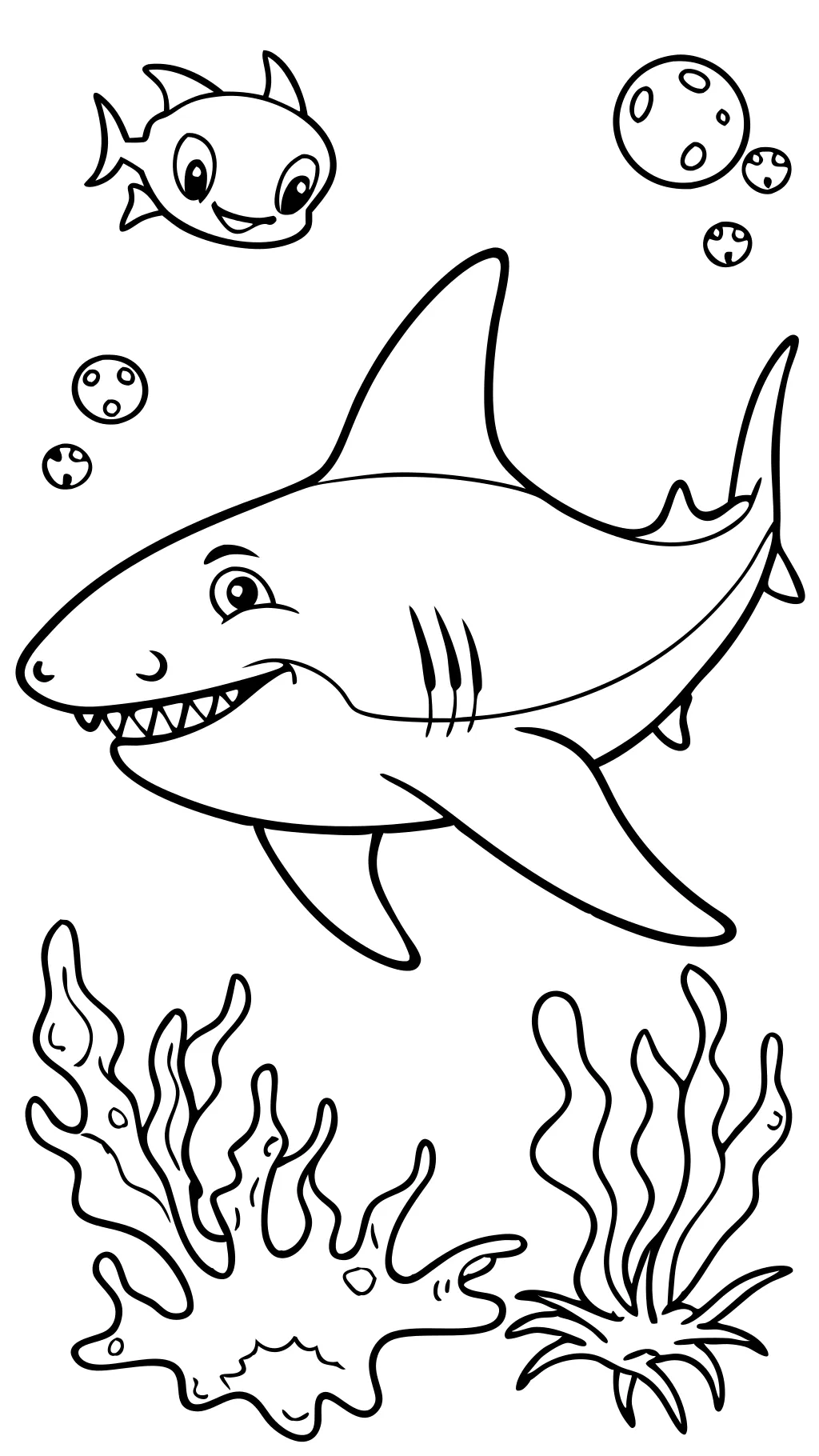 free coloring pages sharks